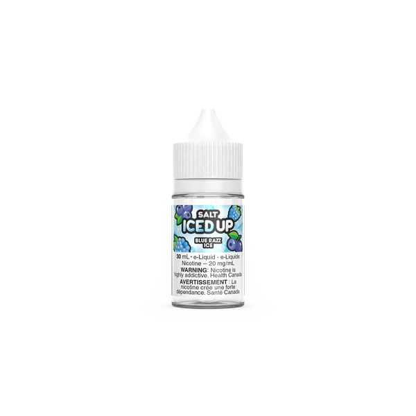 BLUE RAZZ ICE BY ICED UP SALT (30mL) (ONTARIO)