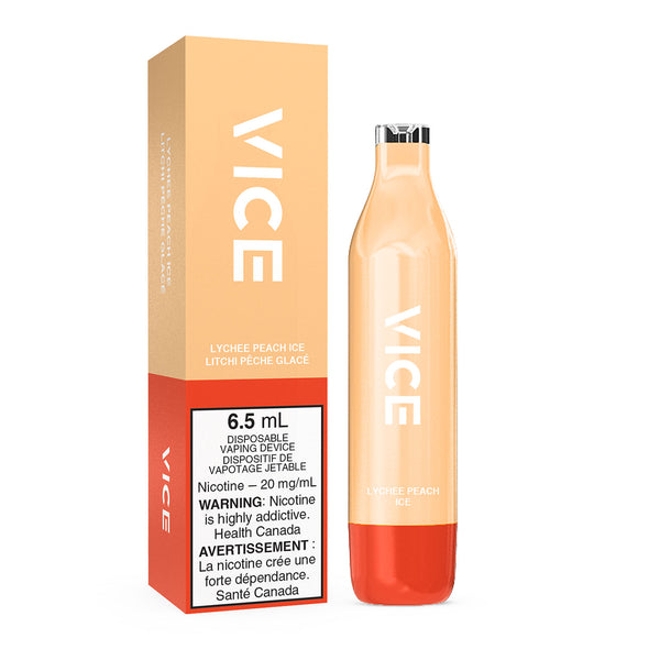 VICE 2500 JETABLE - GLACE LITCHI PÊCHE