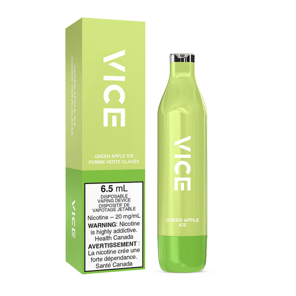 VICE 2500 DISPOSABLE - GREEN APPLE ICE