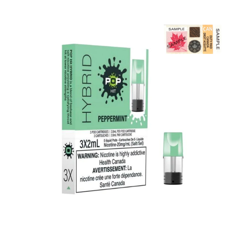 Pepermint Pop PEPPERMINT - POP PODS HYBRID (ONTARIO) – MANGO VAPES