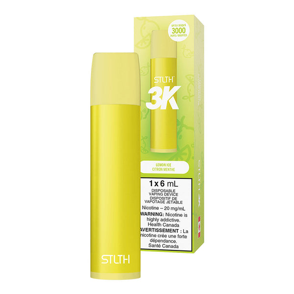 STLTH 3K DISPOSABLE - LEMON ICE