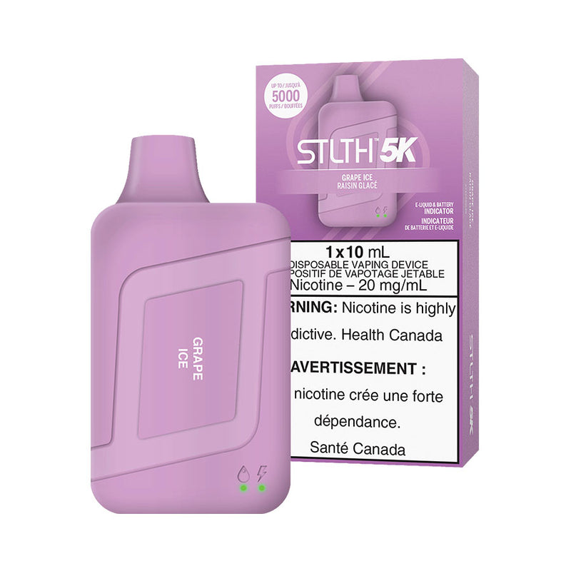 STLTH BOX 5K DISPOSABLE- GRAPE ICE