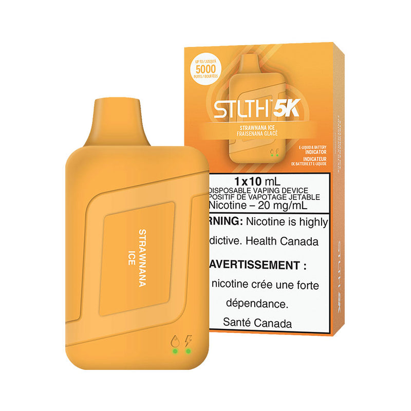 STLTH BOX 5K DISPOSABLE- STRAWNANA ICE