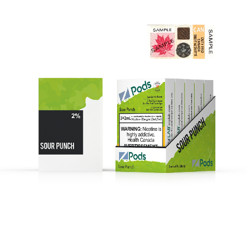 Z-PODS: SOUR PUNCH (FRUIT NECTAR STING) (ONTARIO)