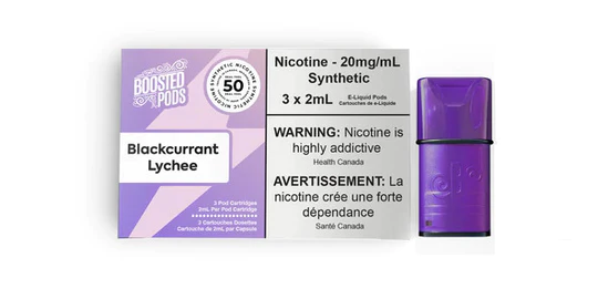 BOOSTED SYNTHETIC POD - BLACKCURRANT LYCHEE