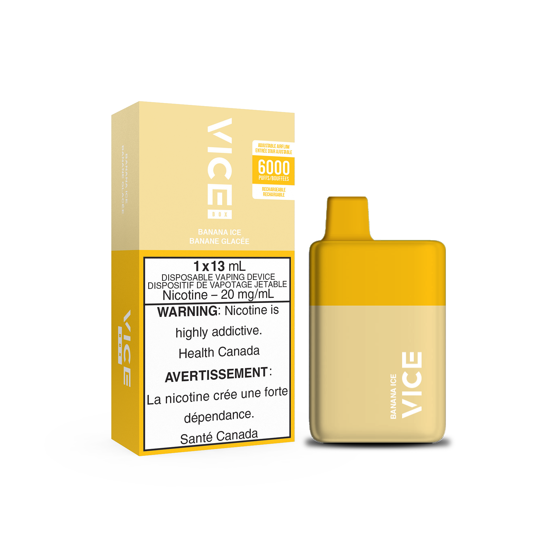 VICE BOX DISPOSABLE - BANANA ICE (ONTARIO)