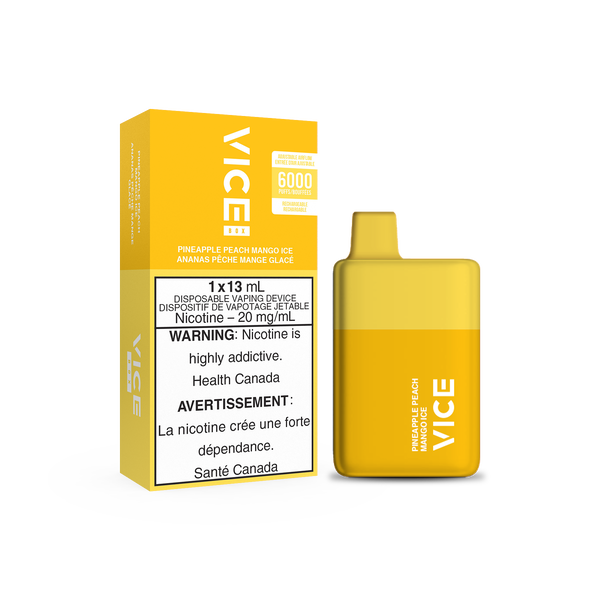 VICE BOX DISPOSABLE - PINEAPPLE PEACH MANGO ICE (ONTARIO)