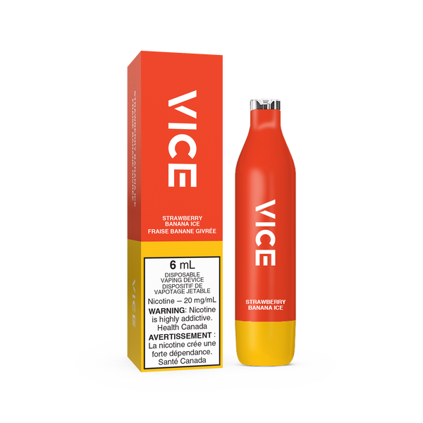 VICE 2500 JETABLE - GLACE FRAISE BANANE